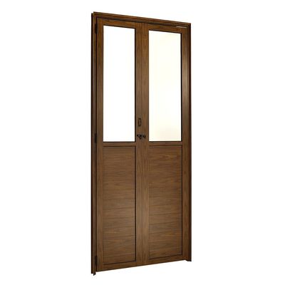 Porta-Camarao-Direita-com-vidro-de-Aluminio-Topsul-Esquadrisul-Alt--210-cm-X-Comp--80-cm-Cerejeir