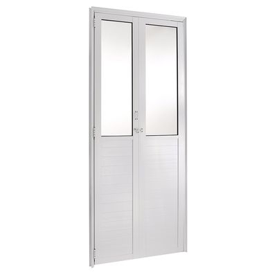 Porta-Camarao-Esquerda-com-Vidro-de-Aluminio-Topsul-Esquadrisul-Alt--210-cm-X-Comp--70-cm-Branco-