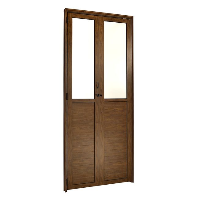 Porta-Camarao-Esquerda-com-Vidro-de-Aluminio-Topsul-Esquadrisul-Alt--210-cm-X-Comp--70-cm-Amadeir