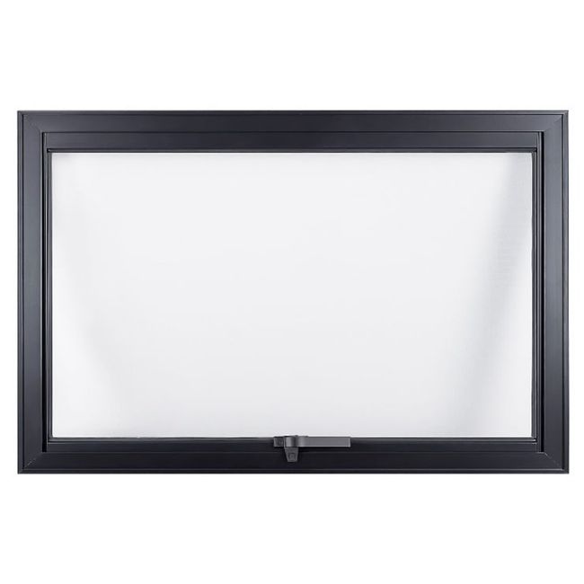 Janela Maxim-Ar 1 Secção Vidro Mini Boreal 60x80 Preto Topsul Esquadrisul