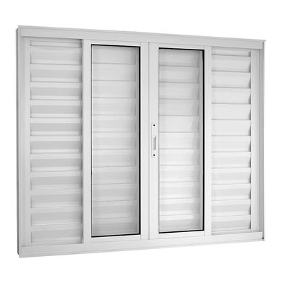 Janela-Veneziana-de-Correr-de-Aluminio-6-Folhas-Topsul-Esquadrisul-Alt--100cm-X-Comp--200-cm-Bran