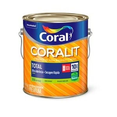 Esmalte-Premium-Base-Agua-Para-Madeiras-E-Metais-Total-Fosco-Cor-Branco-3-6-Litros-Coralit-Coral-