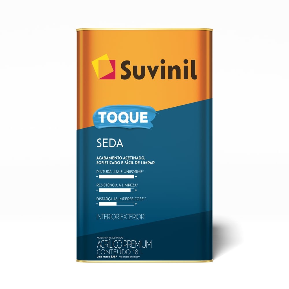 Tinta Acrílica Premium Toque Seda 18L Branco Neve Suvinil