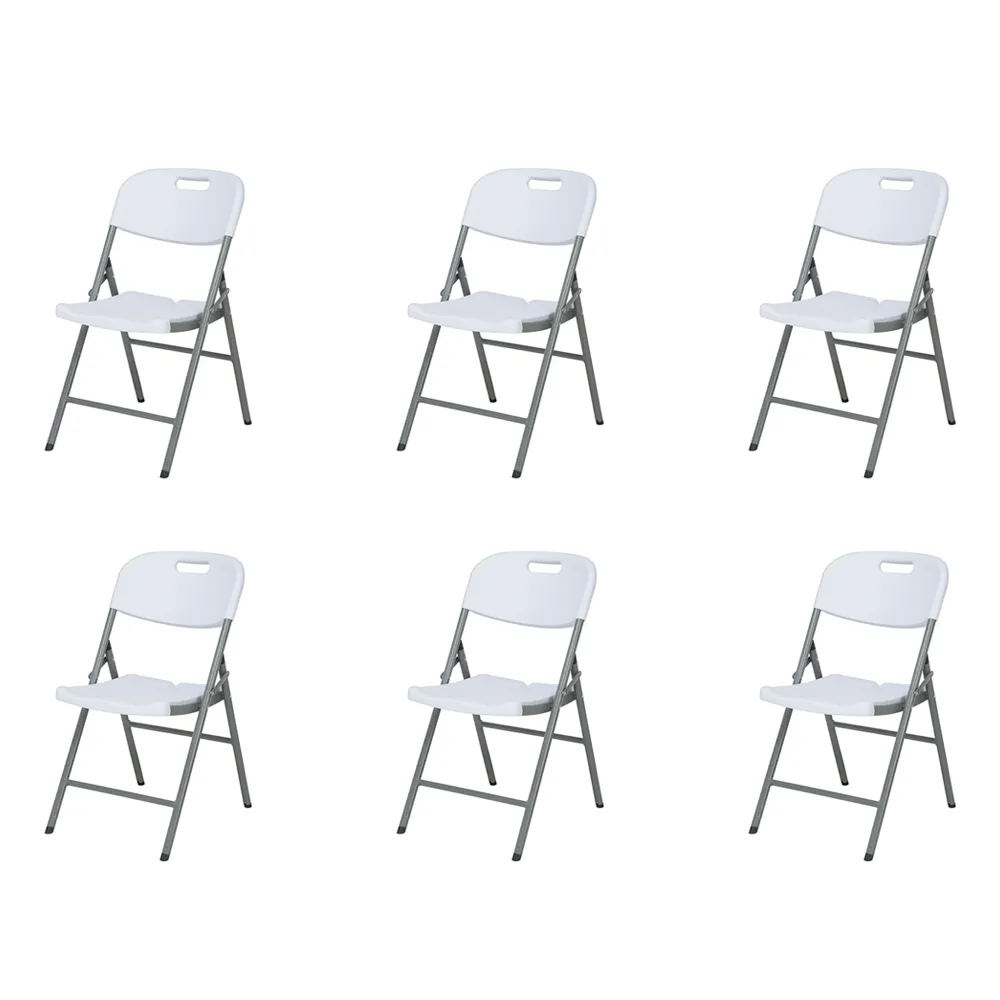 Kit 6 Cadeiras Dobrável 86X46X54cm Coisas E Coisinhas