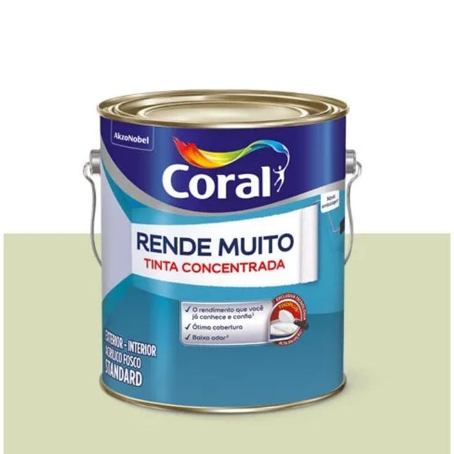 Tinta-Acrilica-Standard-Concentrada-Acabamento-Fosco-Rende-Muito-Capim-Limao-Interior-E-Exterior-