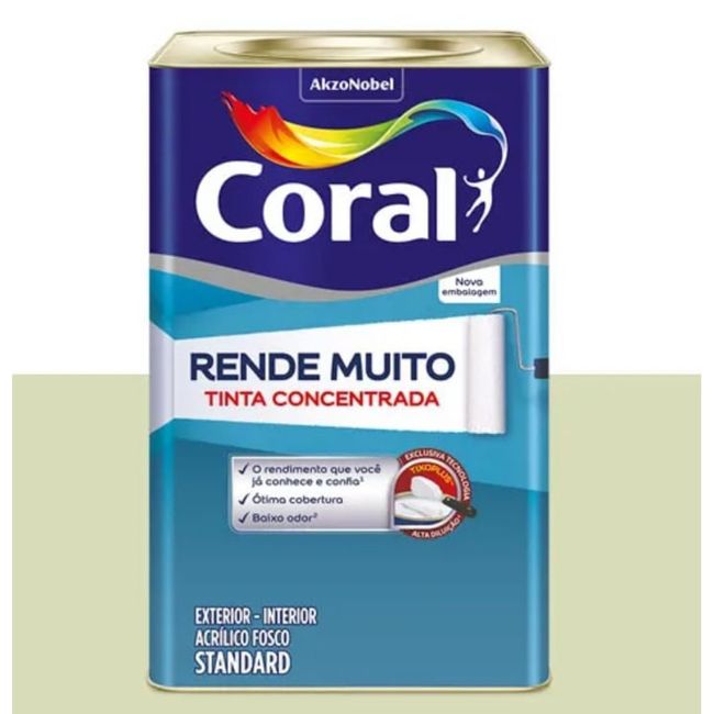 Tinta-Acrilica-Standard-Concentrada-Acabamento-Fosco-Rende-Muito-Capim-Limao-Interior-E-Exterior-