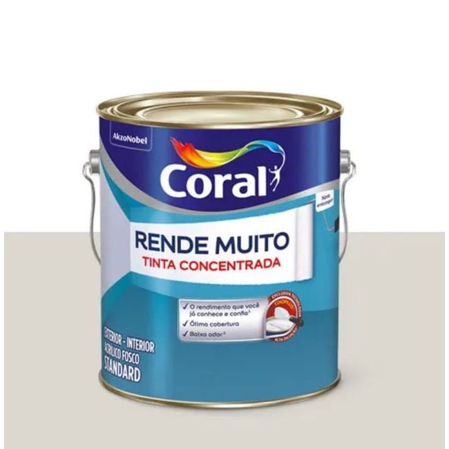 Tinta-Acrilica-Standard-Concentrada-Acabamento-Fosco-Rende-Muito-Branco-Gelo-Interior-E-Exterior-