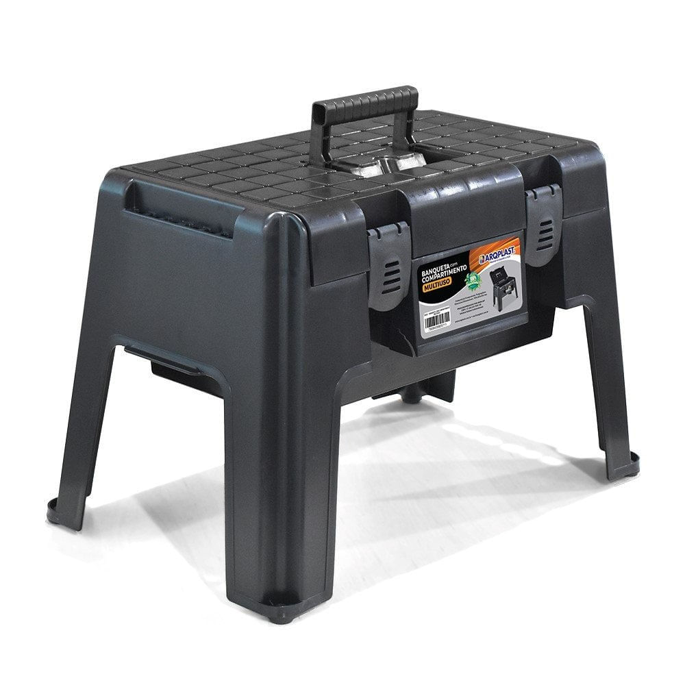 Banqueta Com Compartimento Multiuso Arqplast