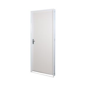 Telhanorte | Kit Montado Porta Lisa Primer Branco Com Batente 3