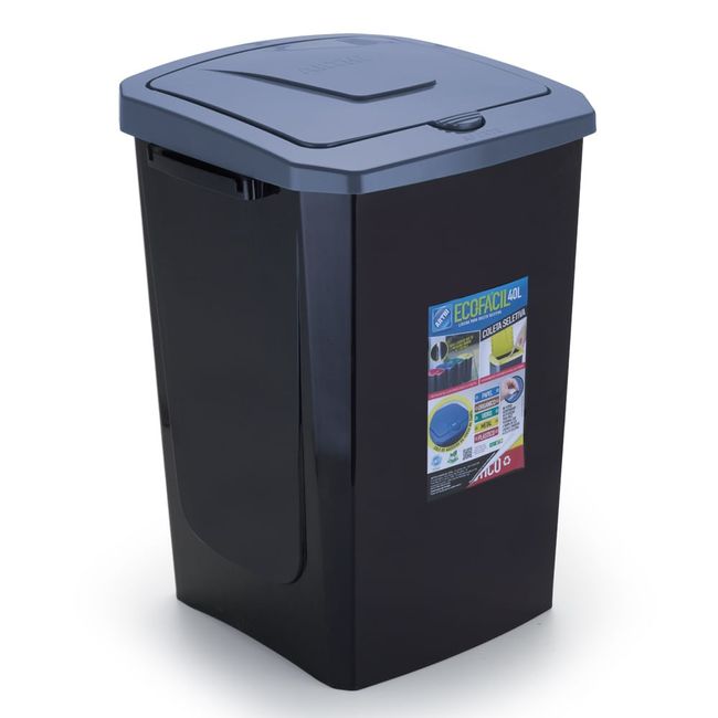 Lixeira Eco Fácil 40 litros com tampa Arthi