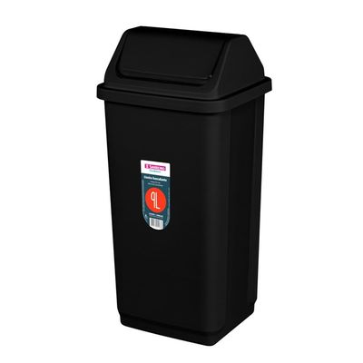 Lixeira-Basculante-Plstico-9L-Preta-Sanremo