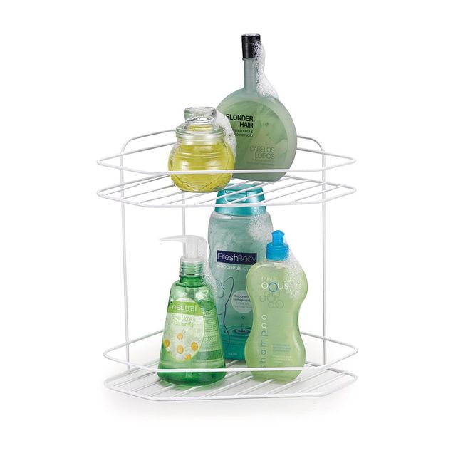 Prateleira cantoneira dupla emborrachada Arthi