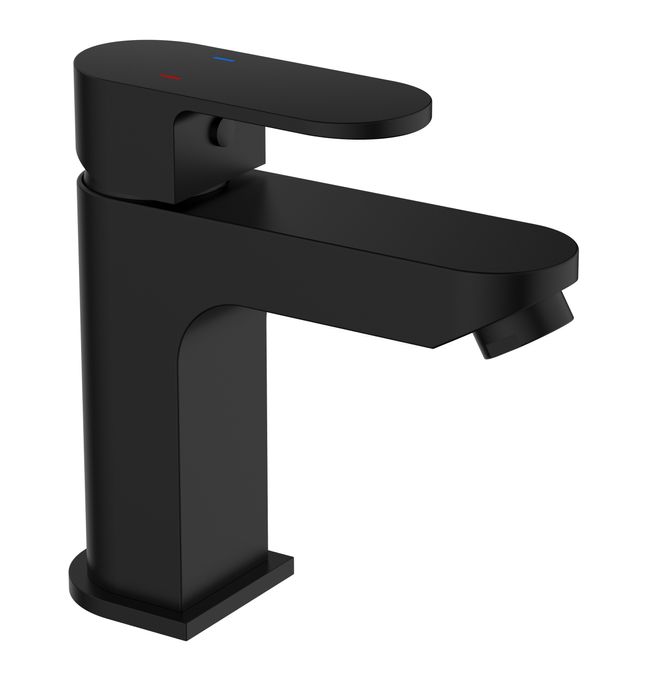 Torneira-Monocomando-Lavatorio-Bica-Baixa-Preto-Fosco-Linha-Orion-Alterna-1604201