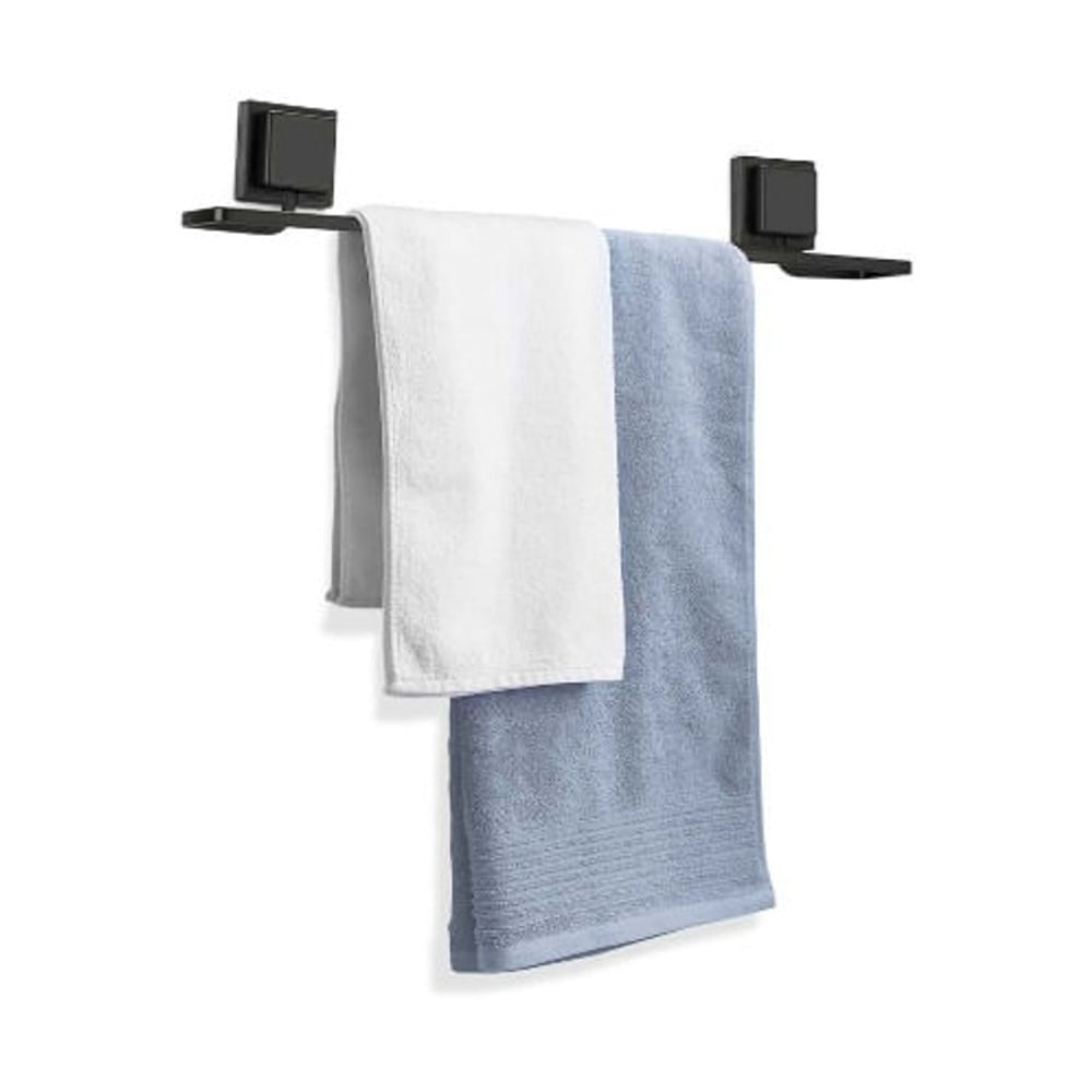 Porta Toalha Banho  Piatina Black 3M