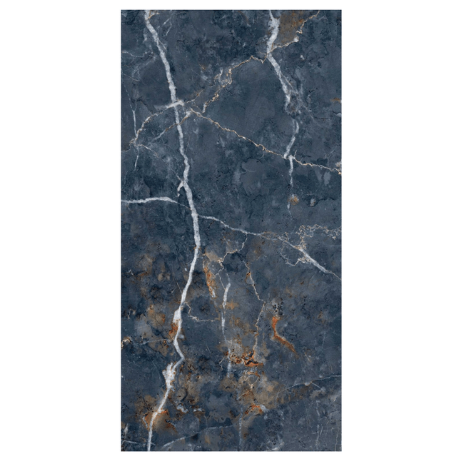 Porcelanato Esmaltado Polido Marmo Blue 60x120cm 2,2m² Incesa -1-