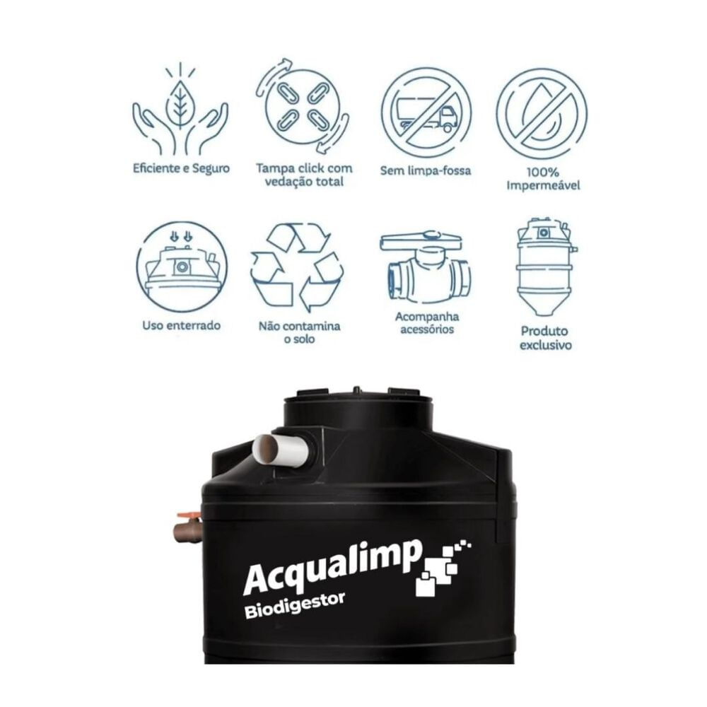 Biodigestor Acqualimp 750 Litros