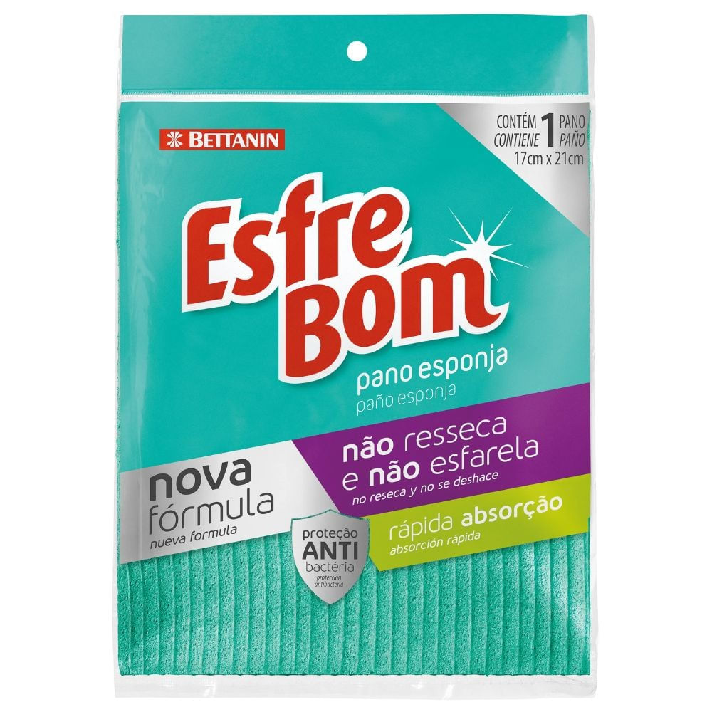 Pano Esponja Esfrebom Celulose 1X24 4941 Bettanin