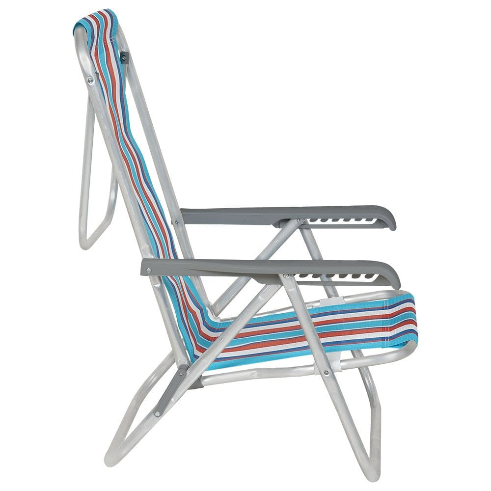 Cadeira Reclinável 4 Posições Alumínio NE Bel Nordeste