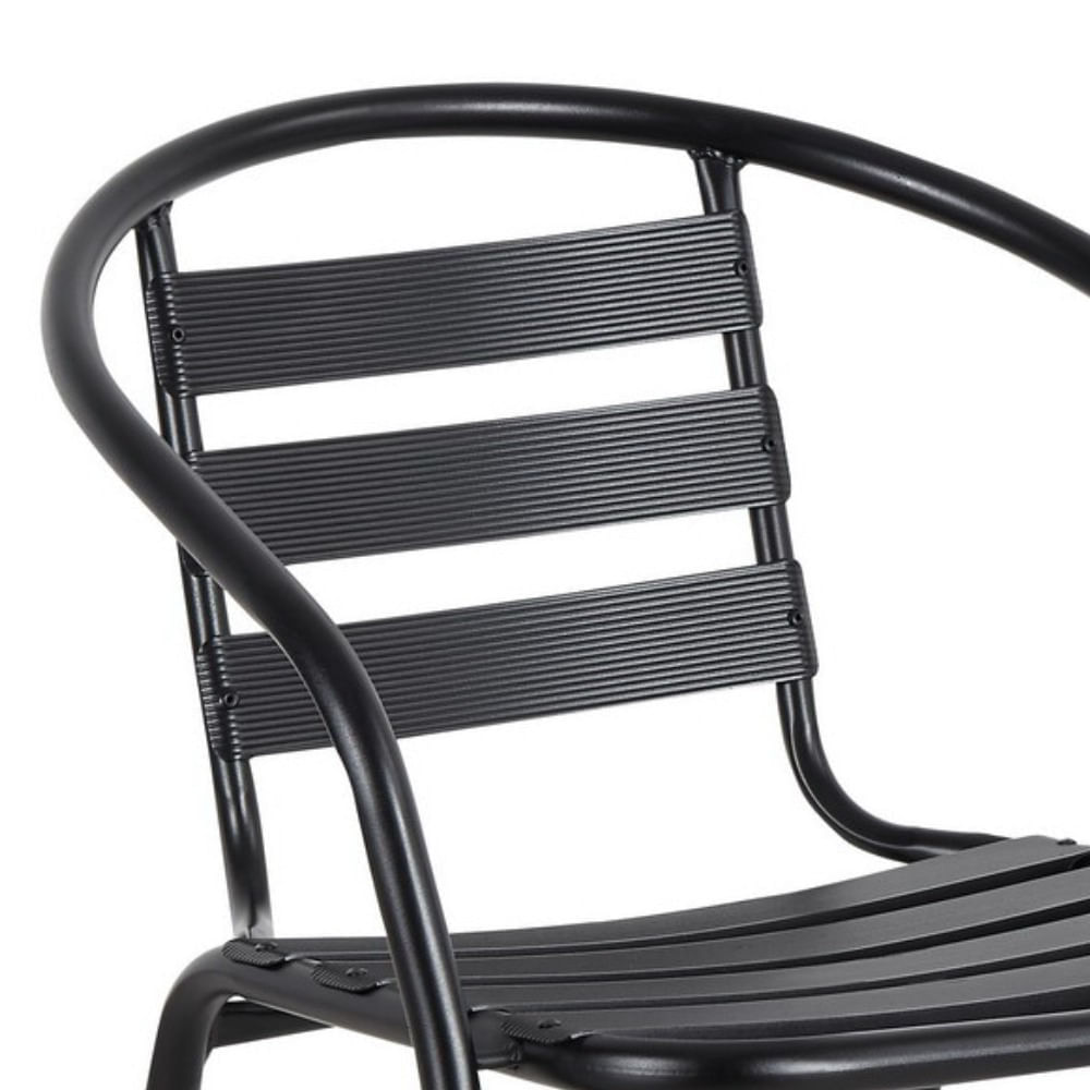 Cadeira de Jardim e Área Externa Roda Viva em Alumínio Preto Coisas e Coisinhas