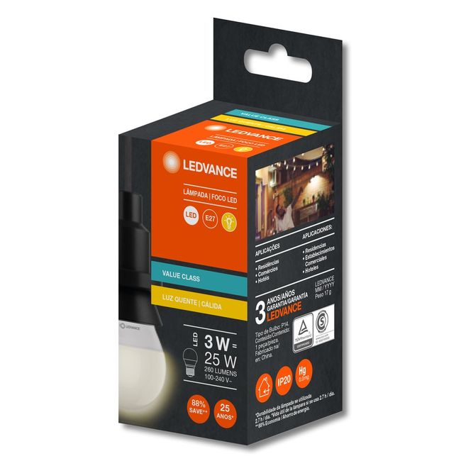 Lampada-Led-Bolinha-3W-2700K-260Lm-Biv-E27-Ledvance-2610370-1