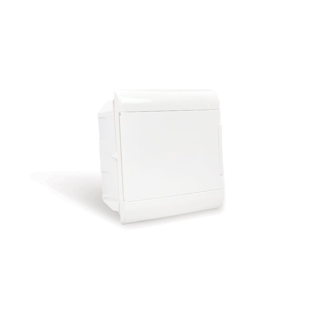 Quadro De Embutir Ouro Box 08 Din Porta Opaca Steck