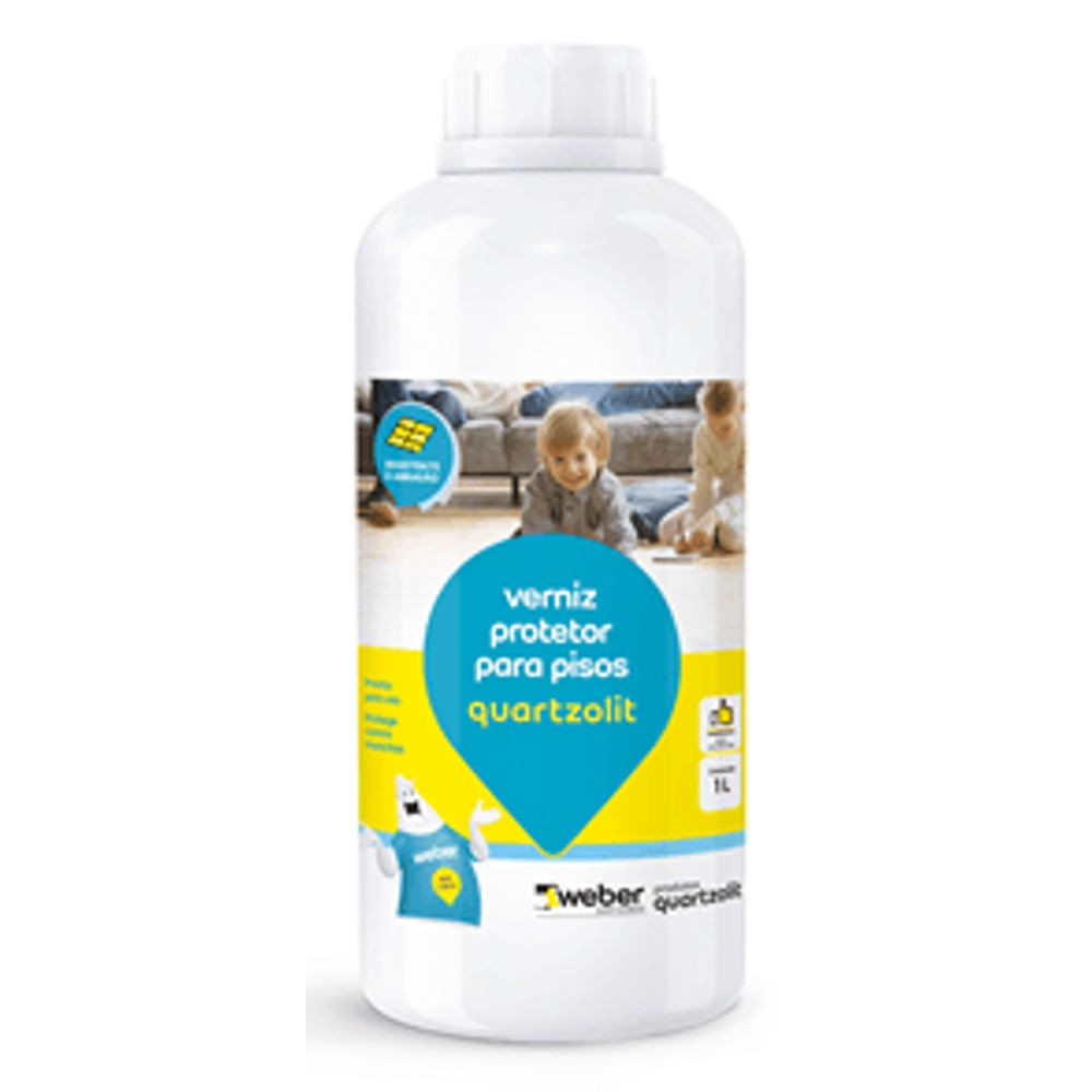 Verniz Protetor para Pisos de Cimento Queimado 1l Quartzolit