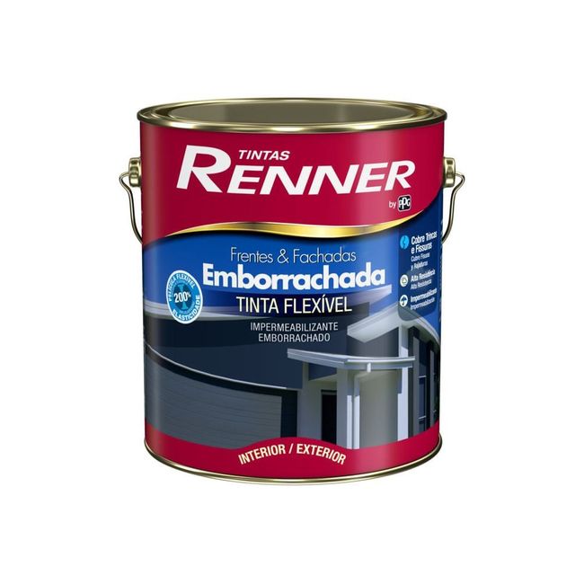 Tinta Emborrachada Branco Fosco Frentes e Fachadas 3,6L Renner