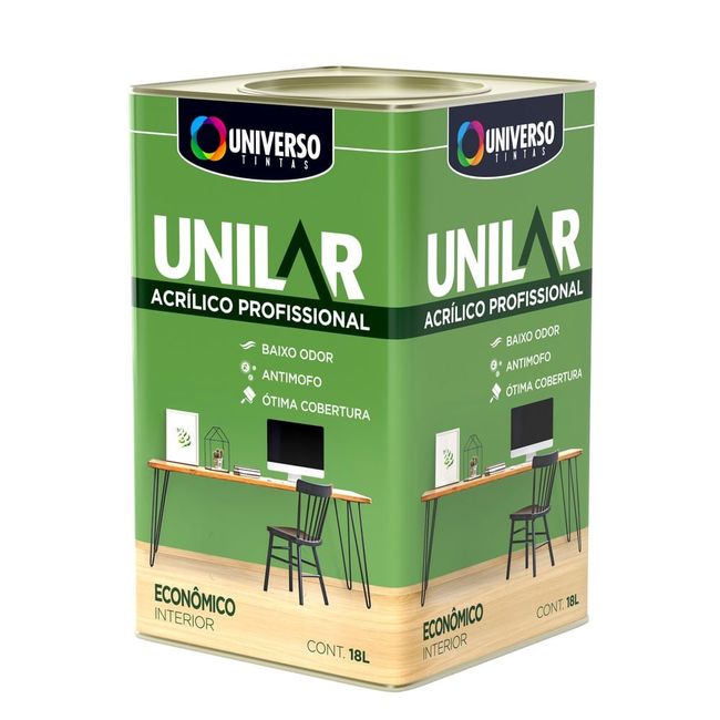 Tinta Acrílica Unilar Profissional Interior Inspiração Fosco 18l Universo Tintas