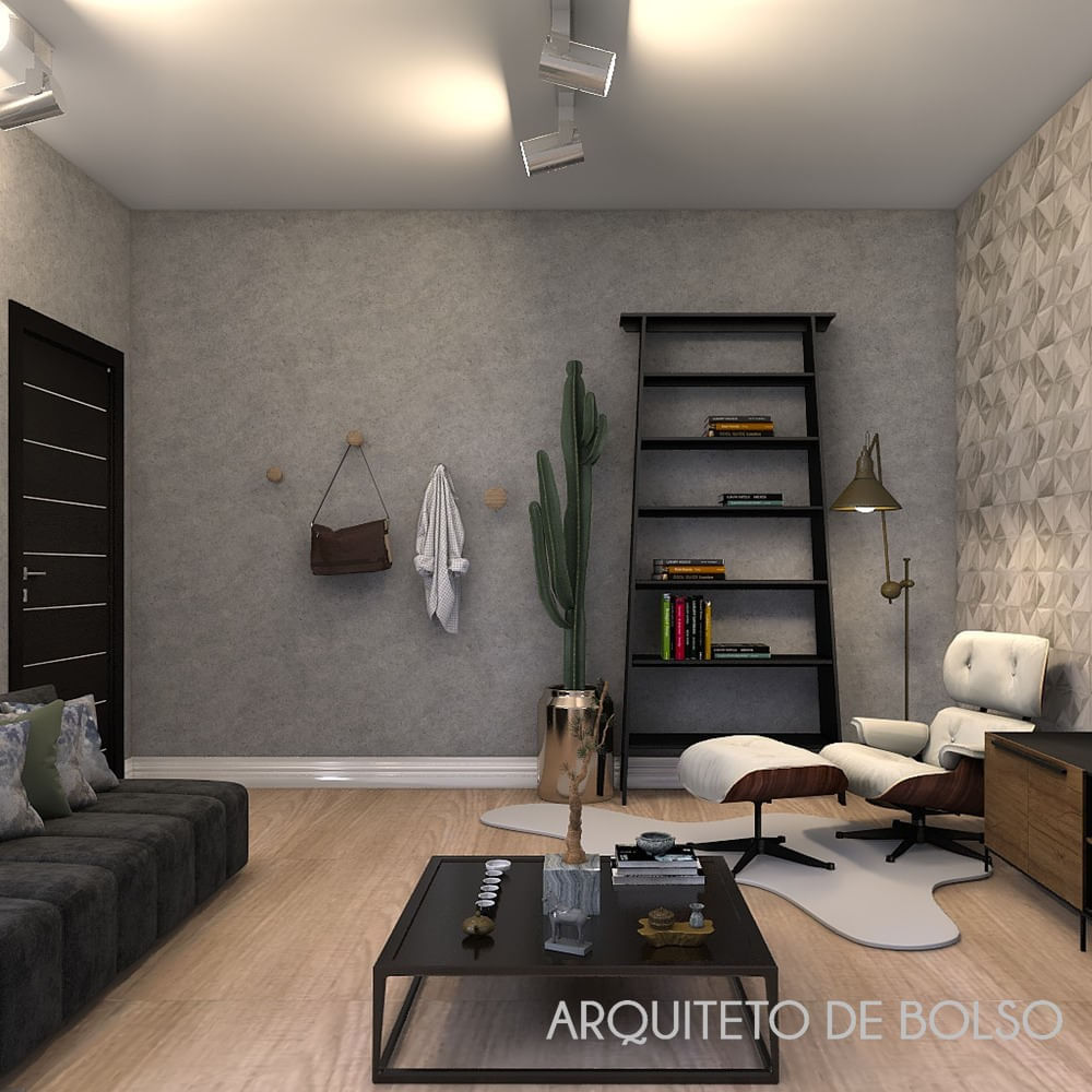 Revestimento acrílico semi-brilho cimento queimado cinza escuro 4,5Kg Quartz