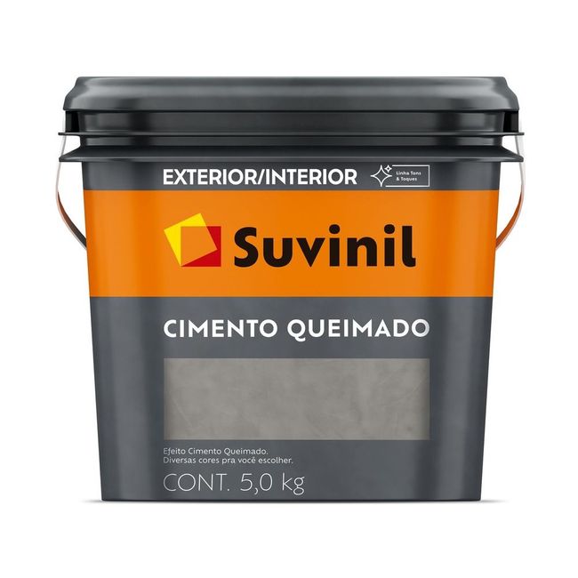 Textura Efeito Cimento Queimado Selva de Pedra Fosco 5kg Suvinil