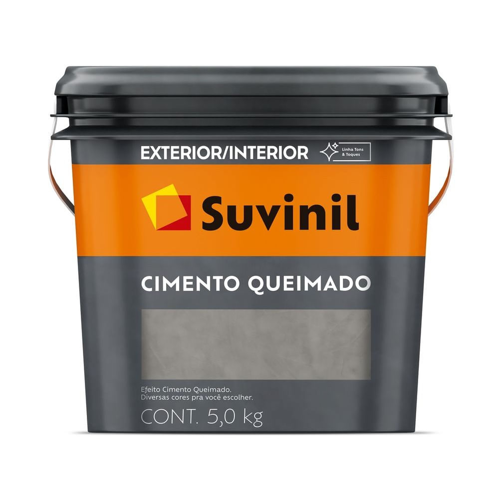 Textura Efeito Cimento Queimado Selva de Pedra Fosco 5kg Suvinil