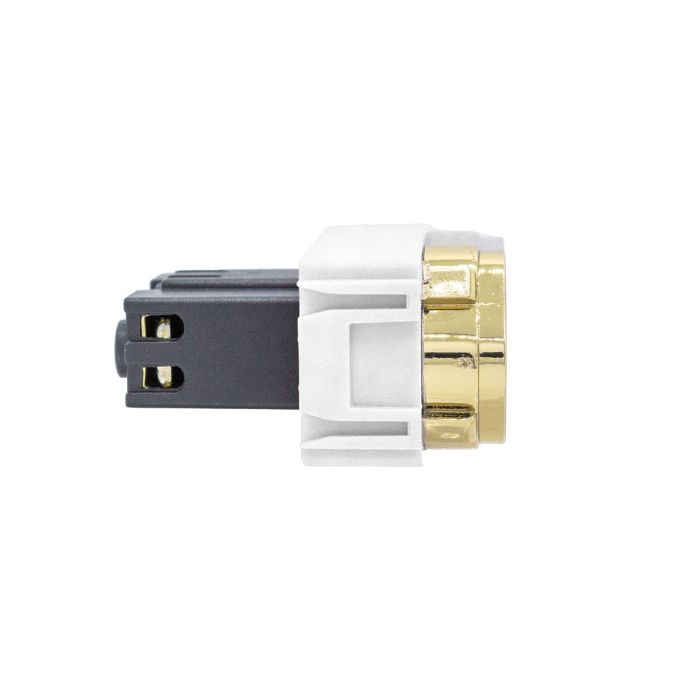 Módulo Tomada 2Pt 10A Branco Com Gold Novara Dicompel