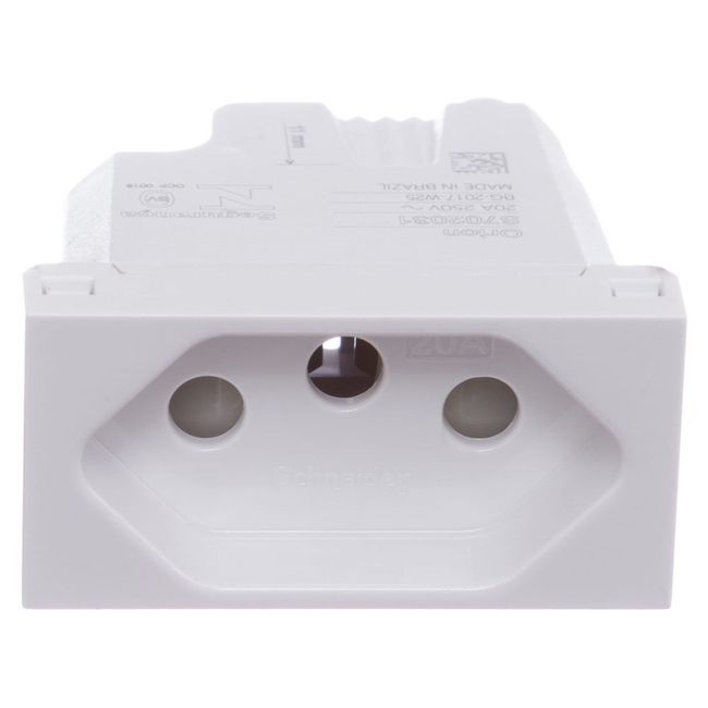 Módulo Tomada Branco 2p T 20a 250v 1m Branco Orion Schneider