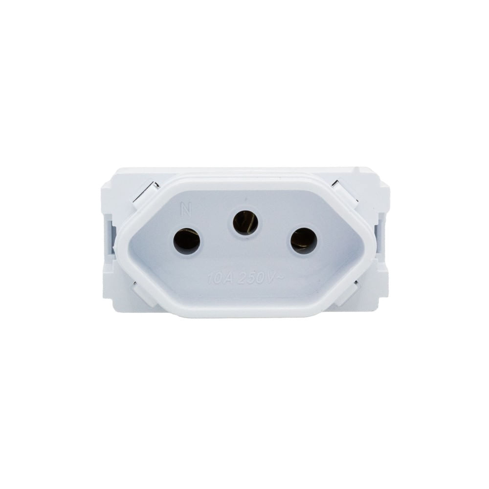 Modulo Tomada 10a Branca Ravenna Dicompel