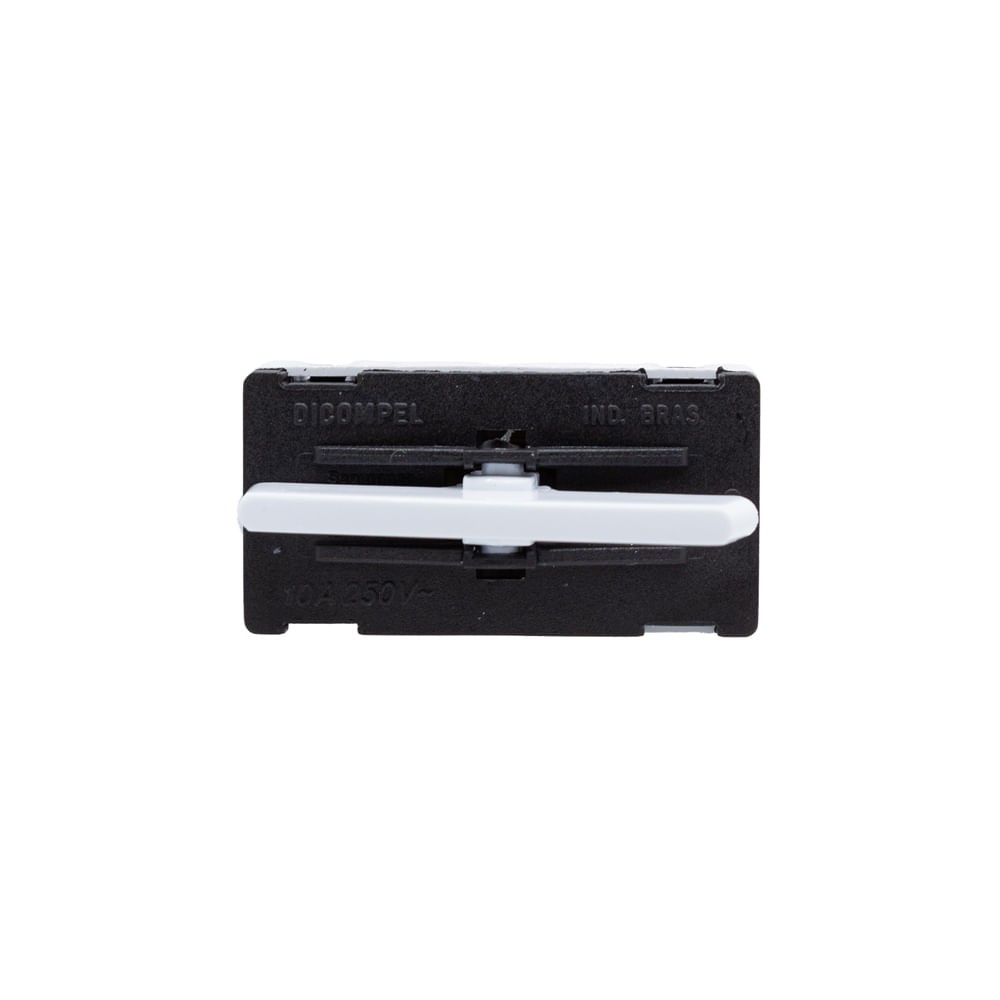 Módulo Interruptor Paralelo Branco Novara Dicompel