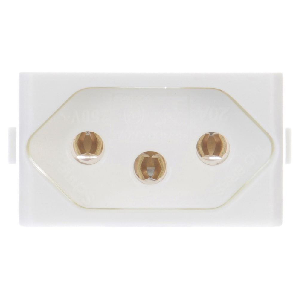 Módulo Tomada 2p T 20a 250v Branco Lunare Schneider