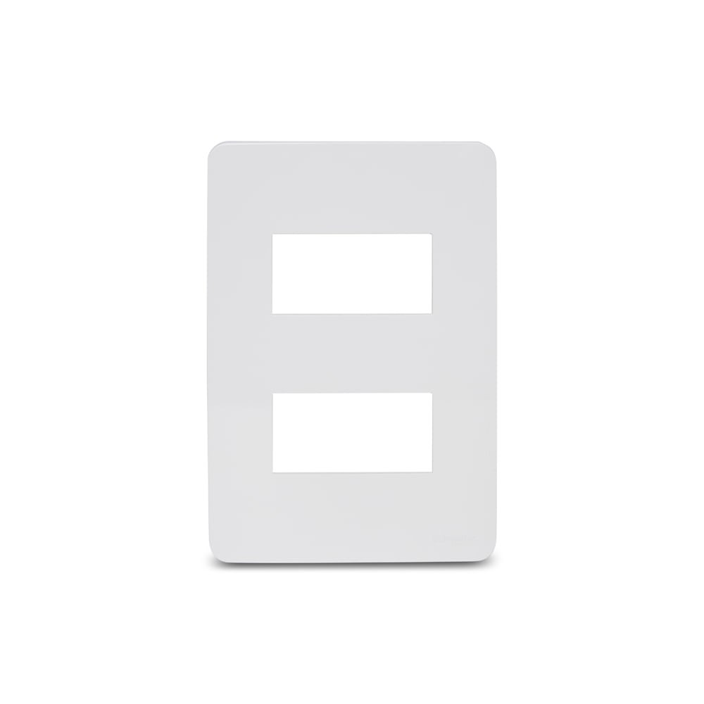 Placa 4X2 2 Postos Branco Orion