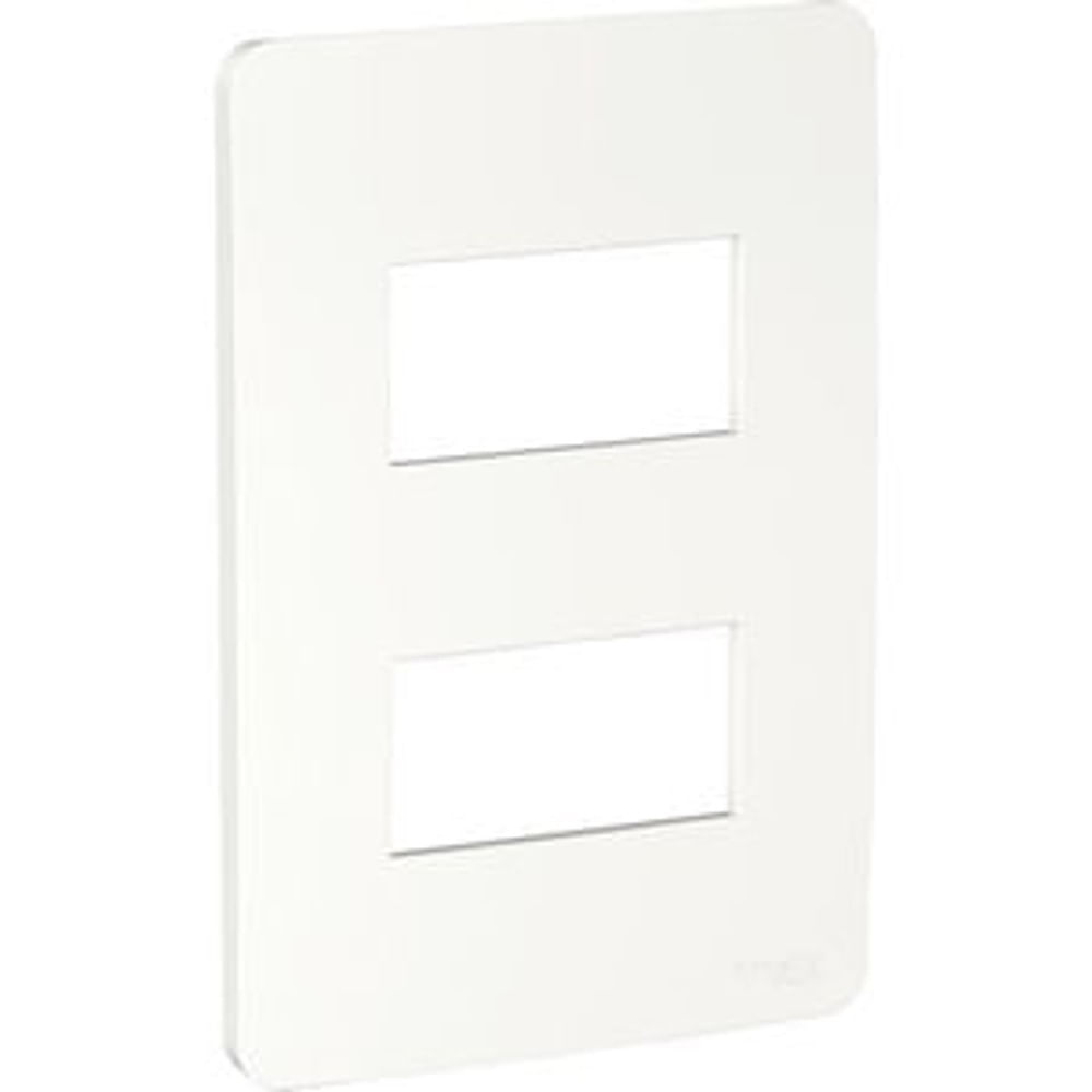 Placa 4X2 2 Postos Branco Orion