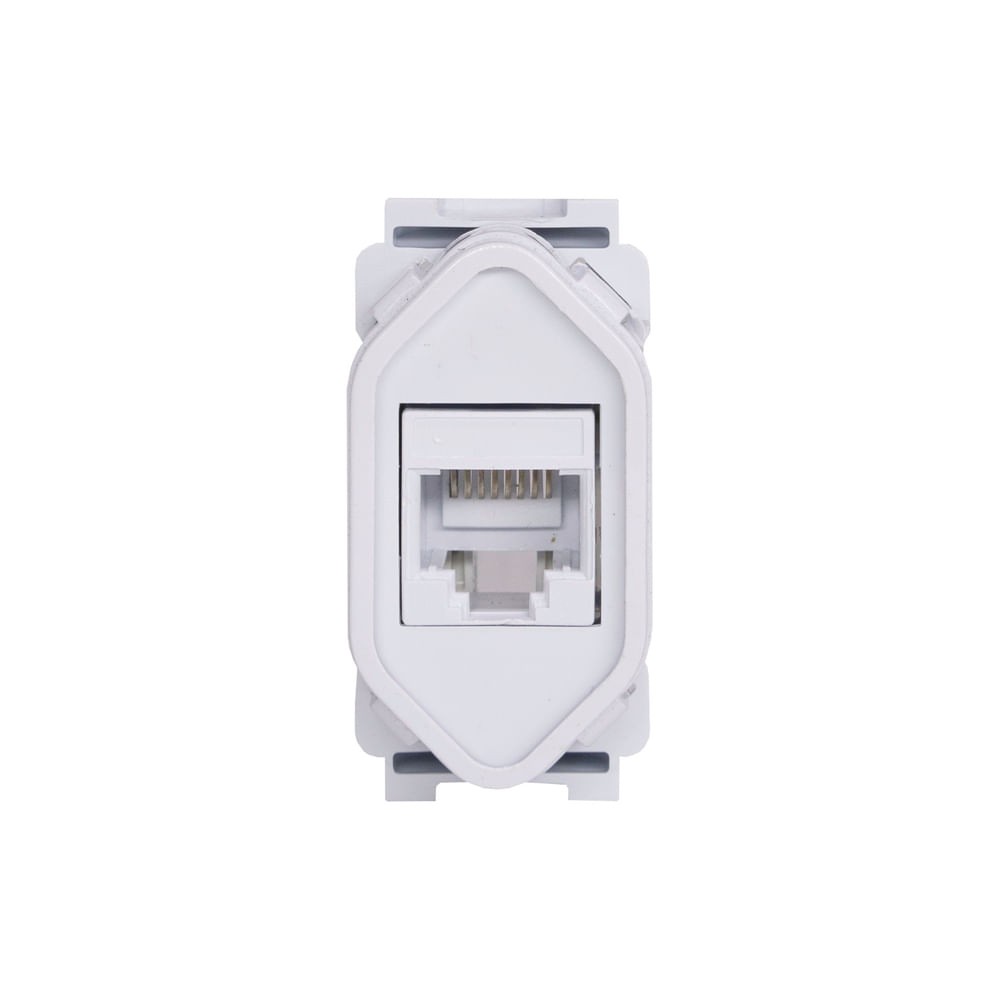 Módulo 1 Tomada Rj45 Branco Novara Dicompel