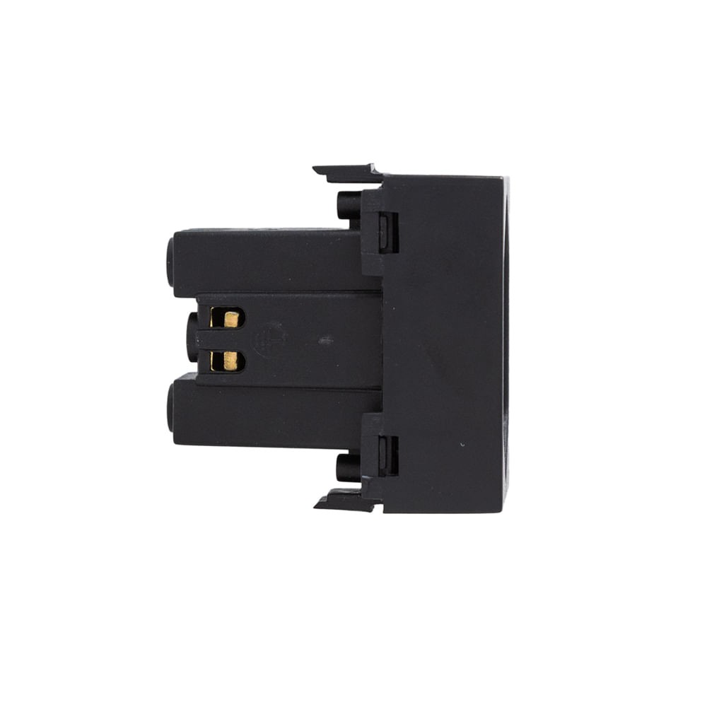 Módulo 1 Tomada 2P T 10A Preto Fosco Ekron Dicompel