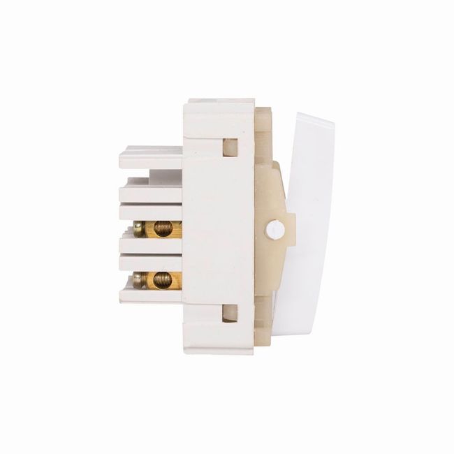 Módulo 1 Interruptor Bipolar Simples Branco Novara Dicompel