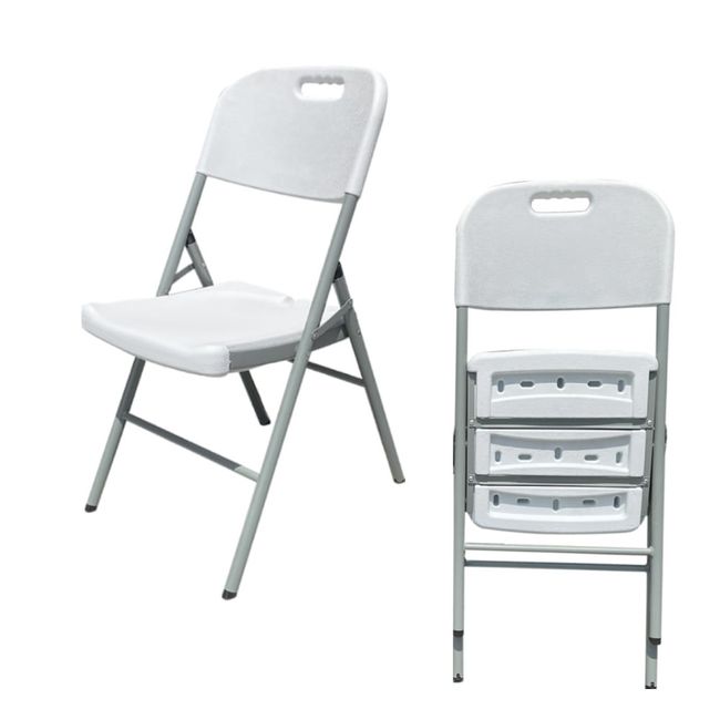 Cadeira de Jardim Dobrável em Aço Coisas E Coisinhas