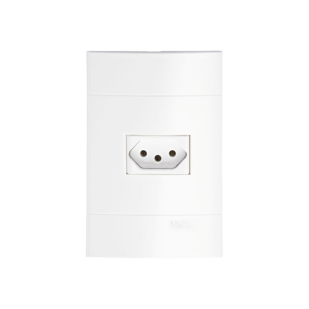 Conjunto Tomada 2P+T 10A 250V Lunare Schneider