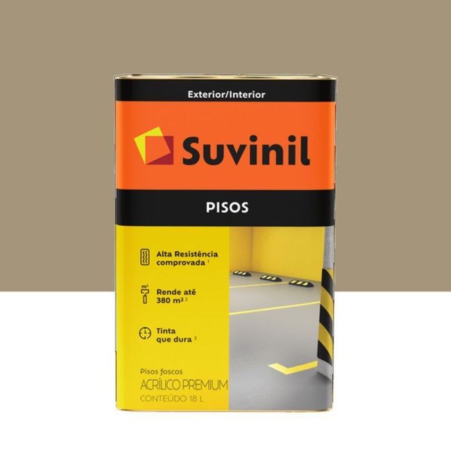 Tinta para Piso Concreto Fosco 18l Suvinil