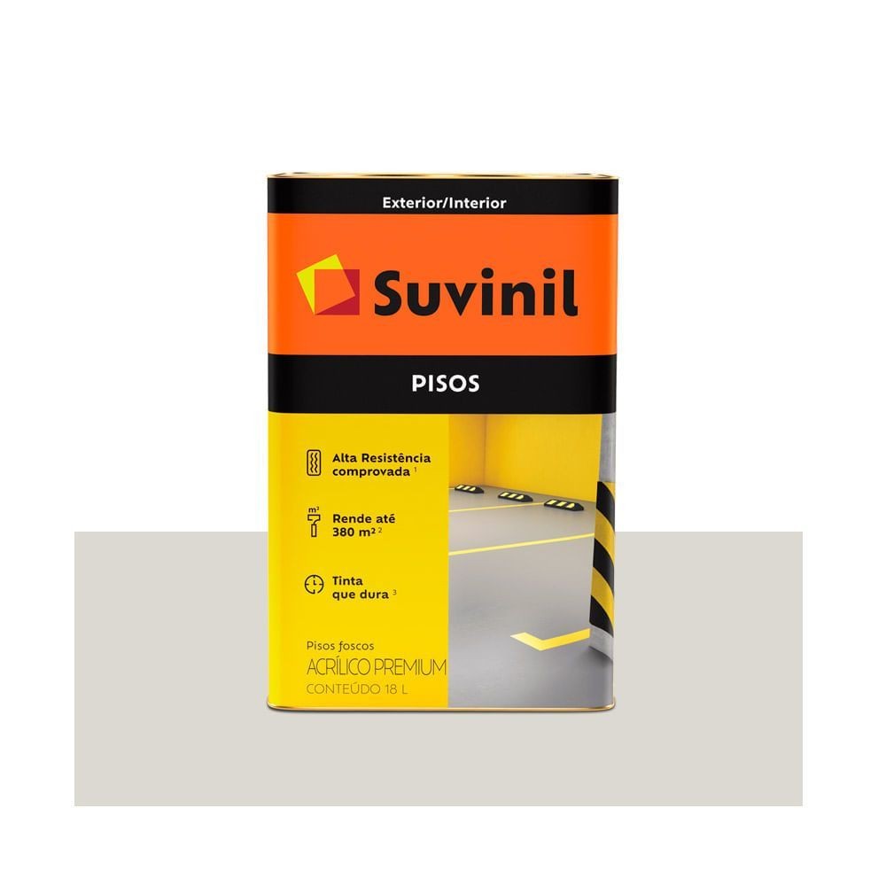 Tinta para Piso Acrílica Fosca Branco 18 Litros Suvinil