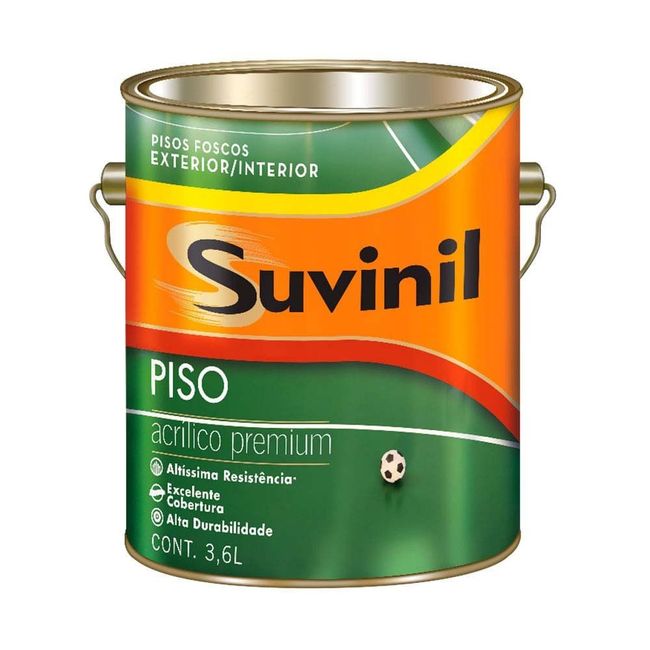 Tinta para Piso Cinza Escuro Fosco 3,6l Suvinil