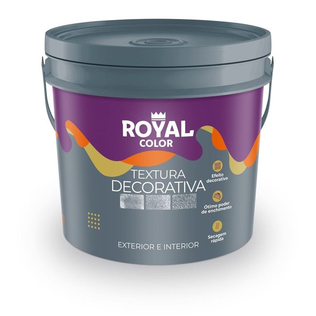 Textura para Parede Lisa Branco 23kg Royal Color