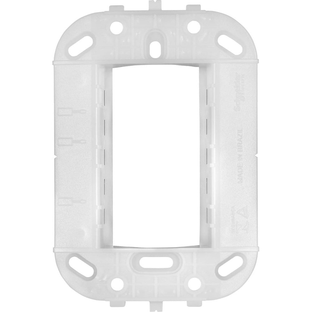 Suporte 4x2 para 3 Módulos Branco Lunare Schneider