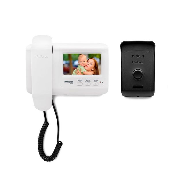 Vídeo Porteiro com Visão Noturna IVR 1010 Branco Intelbras