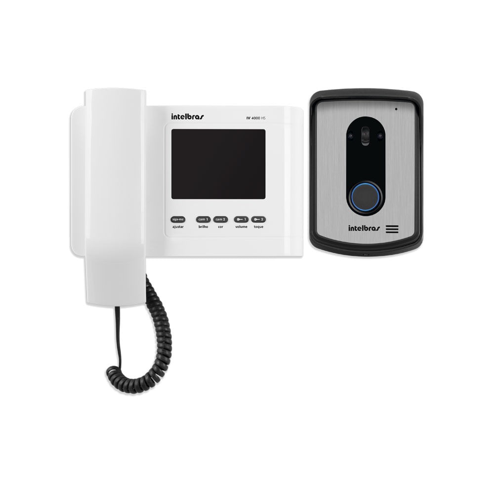 Videoporteiro Residencial IV 4010 HS Branco Intelbras